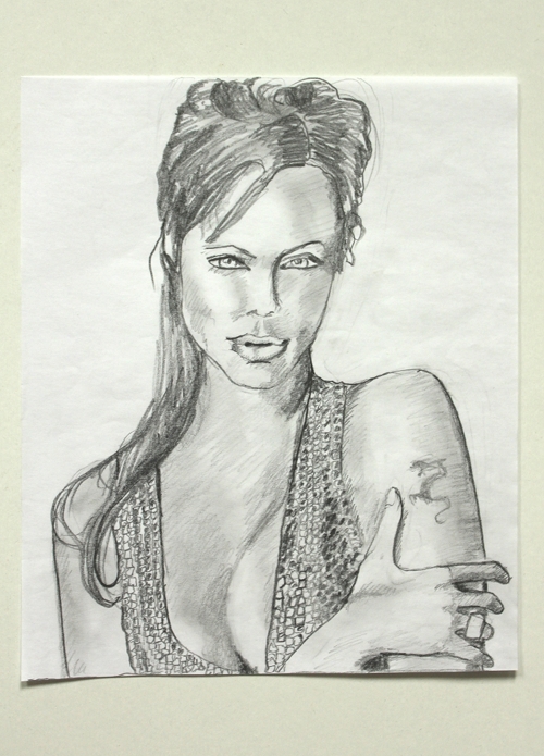 Angelina Jolie Drawing